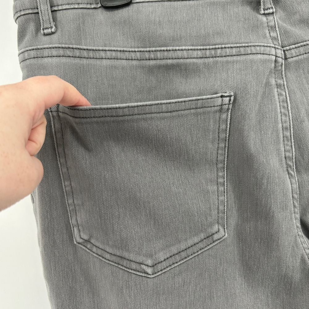 Time and Tru Gray High Rise Pull On Skinny Denim Jeggings XL Minimalist‎ Neutral - Picture 7 of 8